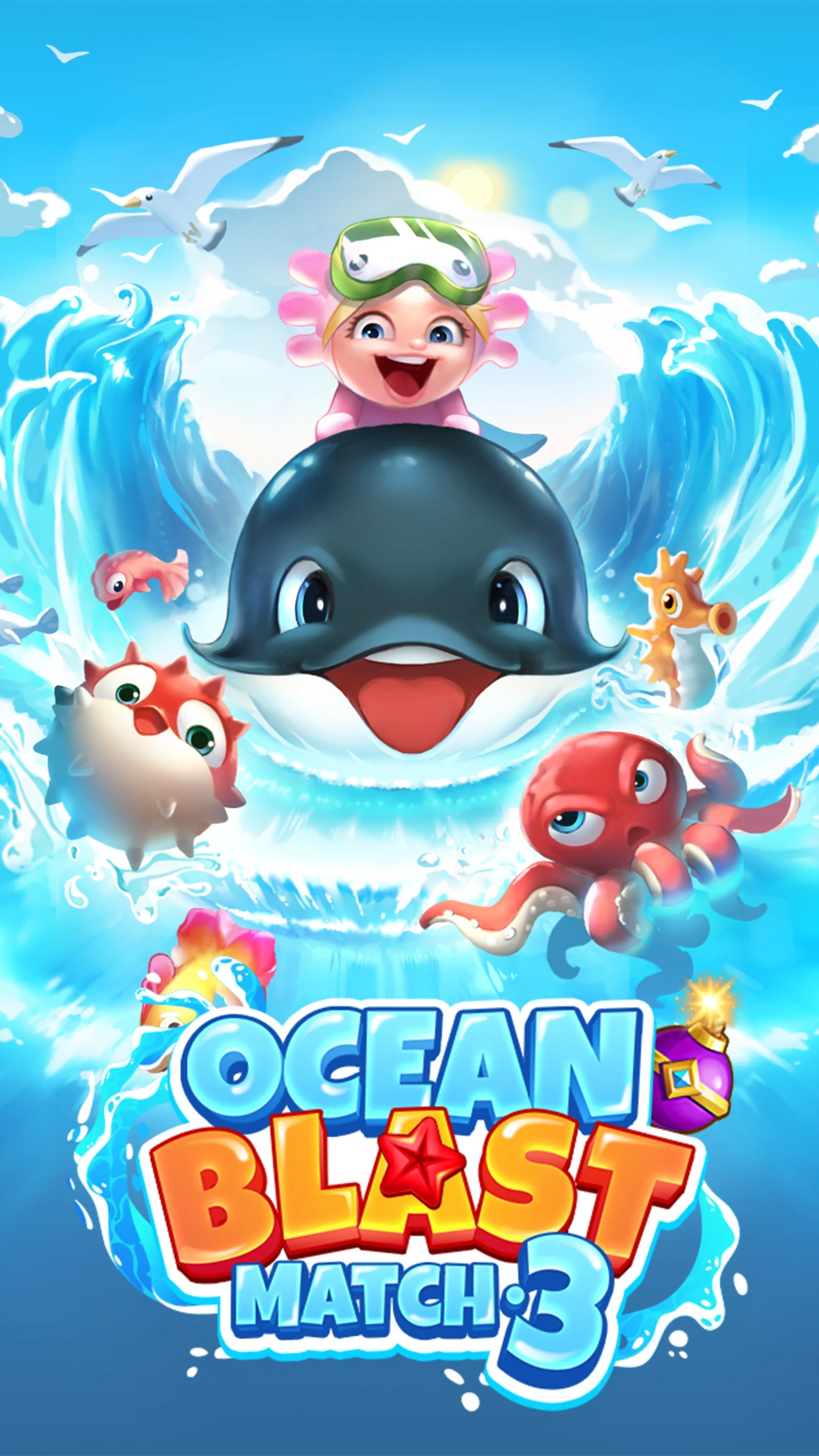 Ocean Blast: Match 3 Puzzle screenshot